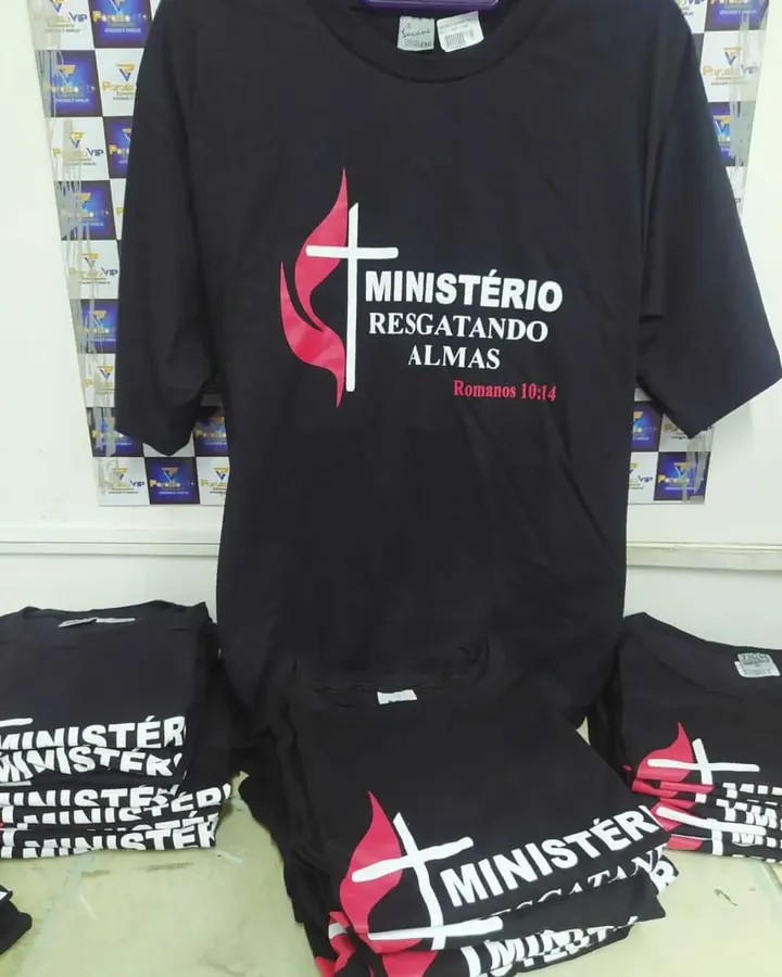 Camisa personalizada para igreja