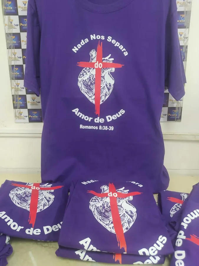 Camisa personalizada para igreja